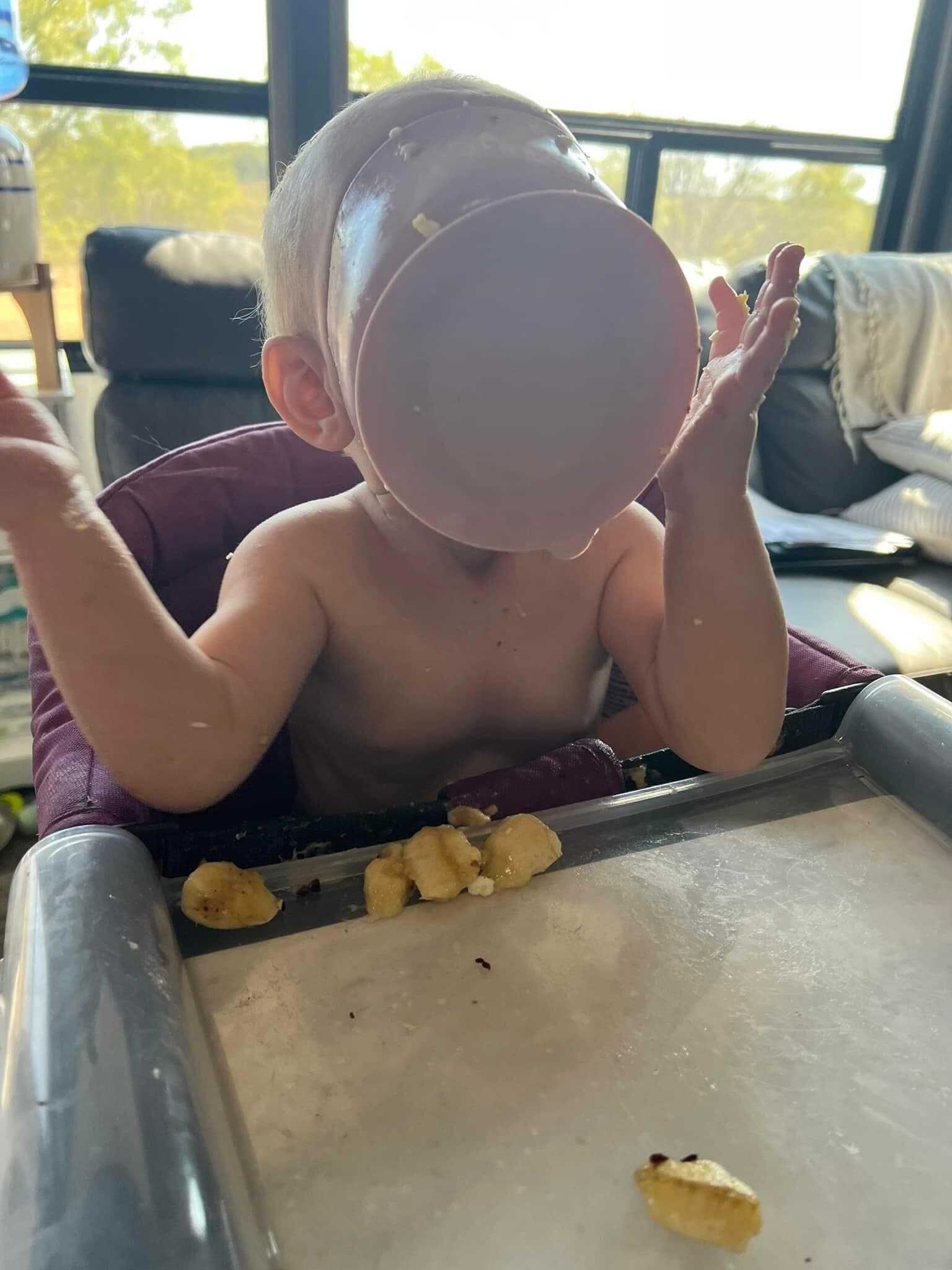 Mum warns parents against use of silicone suction bowls at meal times