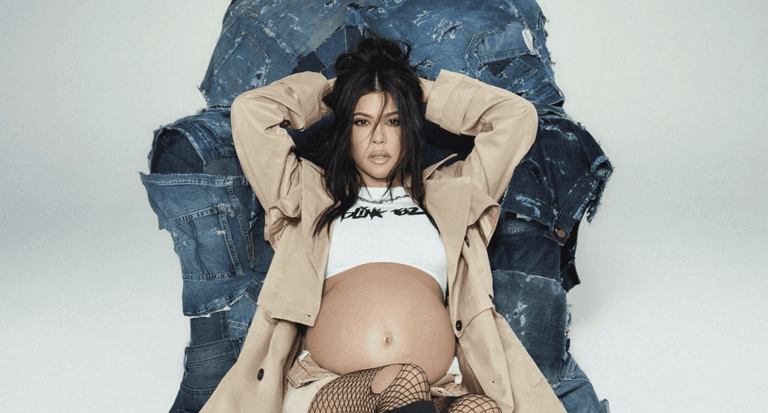 Kourtney Kardashian responds to criticism about being pregnant at 44