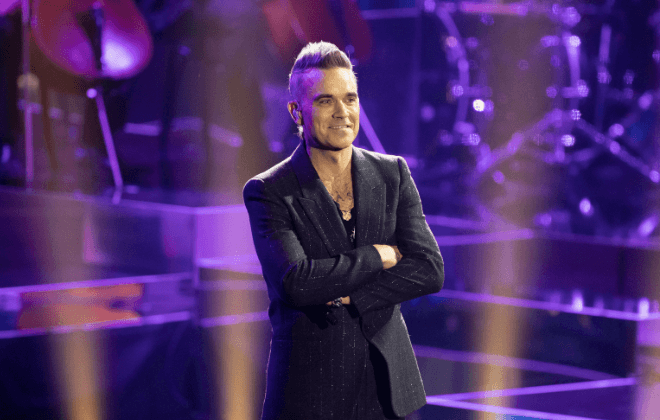 Robbie Williams’ daughter Teddy shares his musical talent Robbie Williams’ daughter Teddy shares his musical talent