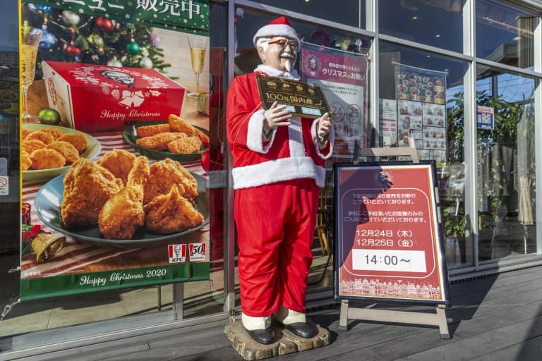 It’s tradition to eat KFC on Christmas in Japan It’s tradition to eat KFC on Christmas in Japan