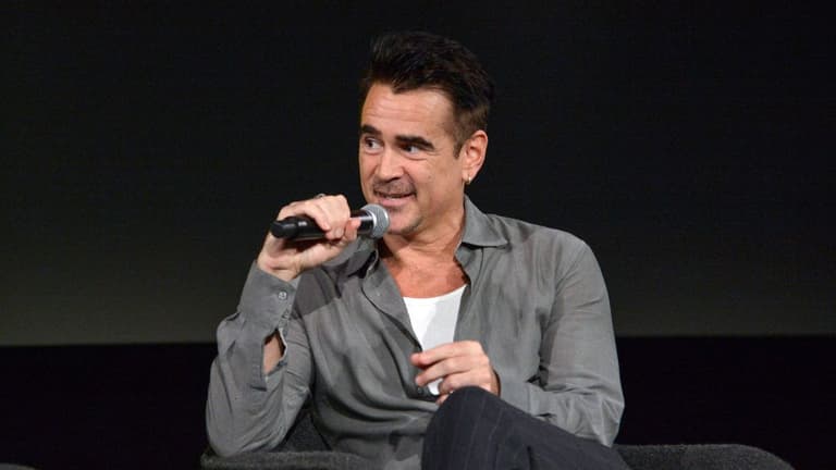 Colin Farrell praises his son James for helping him get sober