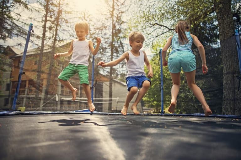 Should children be discouraged from playing on trampolines? Should children be discouraged from playing on trampolines?