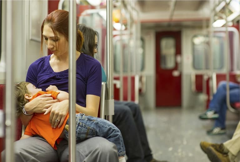 82% of HerFamily.ie readers think breastfeeding in public is acceptable… 82% of HerFamily.ie readers think breastfeeding in public is acceptable…