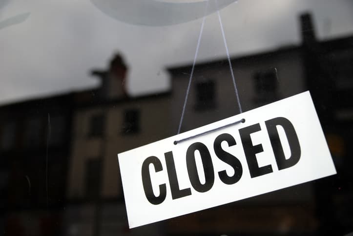 Four closure orders were served to Irish food businesses in January