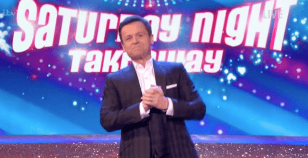 Dec thanks fans for support after presenting Saturday Night Takeaway solo