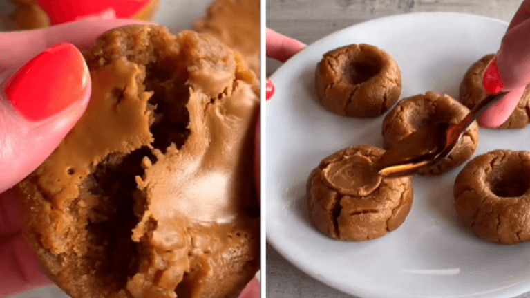 You need to try this three ingredient Biscoff cookie recipe You need to try this three ingredient Biscoff cookie recipe
