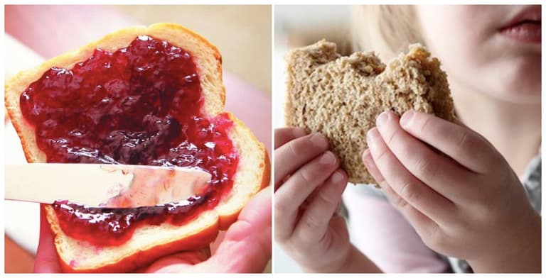 Parents told to stop giving their children jam sandwiches in their lunchboxes Parents told to stop giving their children jam sandwiches in their lunchboxes