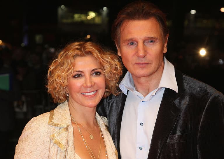 Liam Neeson says he talks to late wife at her grave every day Liam Neeson says he talks to late wife at her grave every day