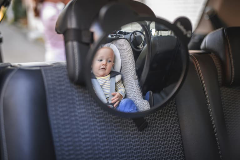 Mum issues stark warning after car mirror caused child’s car seat to smoke and burn Mum issues stark warning after car mirror caused child’s car seat to smoke and burn