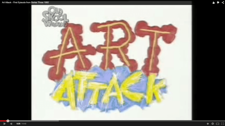 WATCH: Art Attack – old skool cool! WATCH: Art Attack – old skool cool!