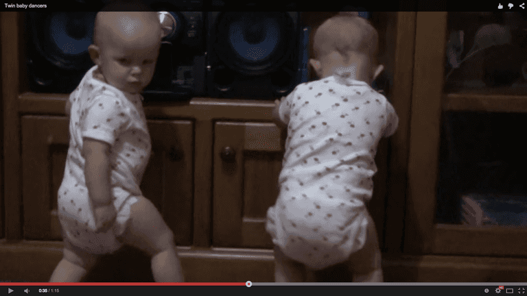 WATCH: What’s better than one baby dancing? Two that’s what. WATCH: What’s better than one baby dancing? Two that’s what.