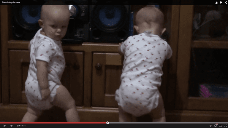 WATCH: What’s better than one baby dancing? Two that’s what. WATCH: What’s better than one baby dancing? Two that’s what.