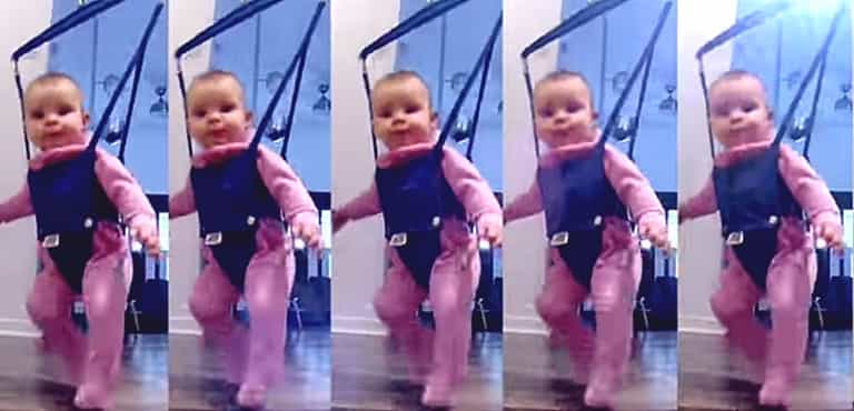 WATCH: Jolly jumping baby gives Riverdance stars a run for their money WATCH: Jolly jumping baby gives Riverdance stars a run for their money