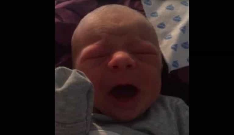 WATCH: This cute little old man yawn…wait that’s a baby?! WATCH: This cute little old man yawn…wait that’s a baby?!