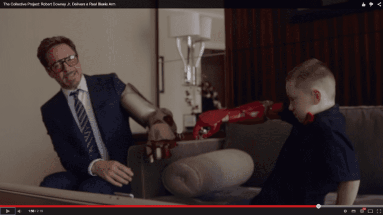 WATCH: Heart-warming video of Iron Man giving young Alex his bionic arm WATCH: Heart-warming video of Iron Man giving young Alex his bionic arm