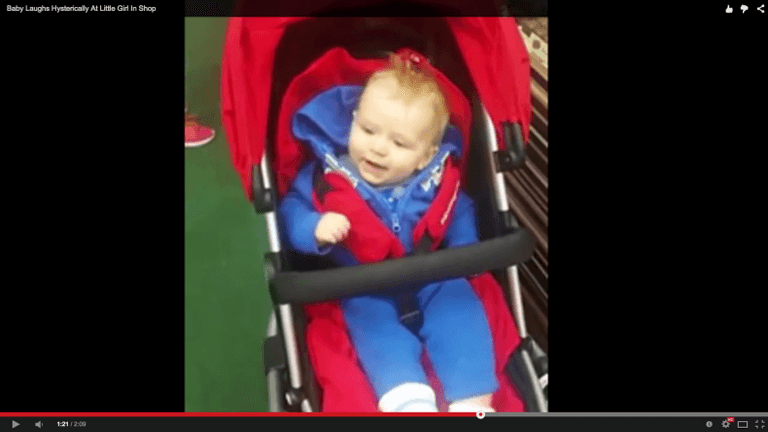 WATCH: This baby has the cutest little chortle ever! WATCH: This baby has the cutest little chortle ever!
