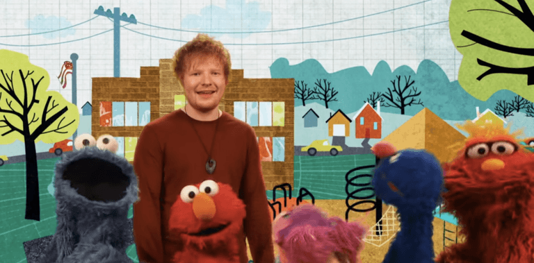 WATCH: Ed Sheeran sings with his furry band on Sesame Street WATCH: Ed Sheeran sings with his furry band on Sesame Street