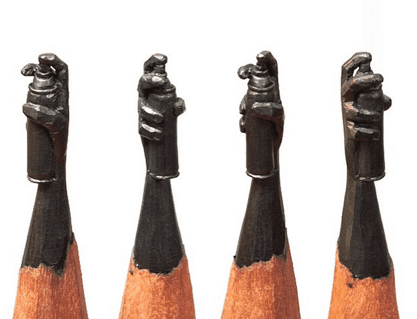 Keep Sketch: Russian artist carves incredible sculptures into pencil nibs Keep Sketch: Russian artist carves incredible sculptures into pencil nibs