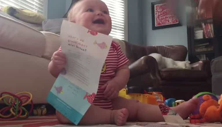 VIDEO: This cute baby belly laugh will give you a giggle VIDEO: This cute baby belly laugh will give you a giggle