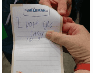 9-year-old has their say in the ballot box 9-year-old has their say in the ballot box