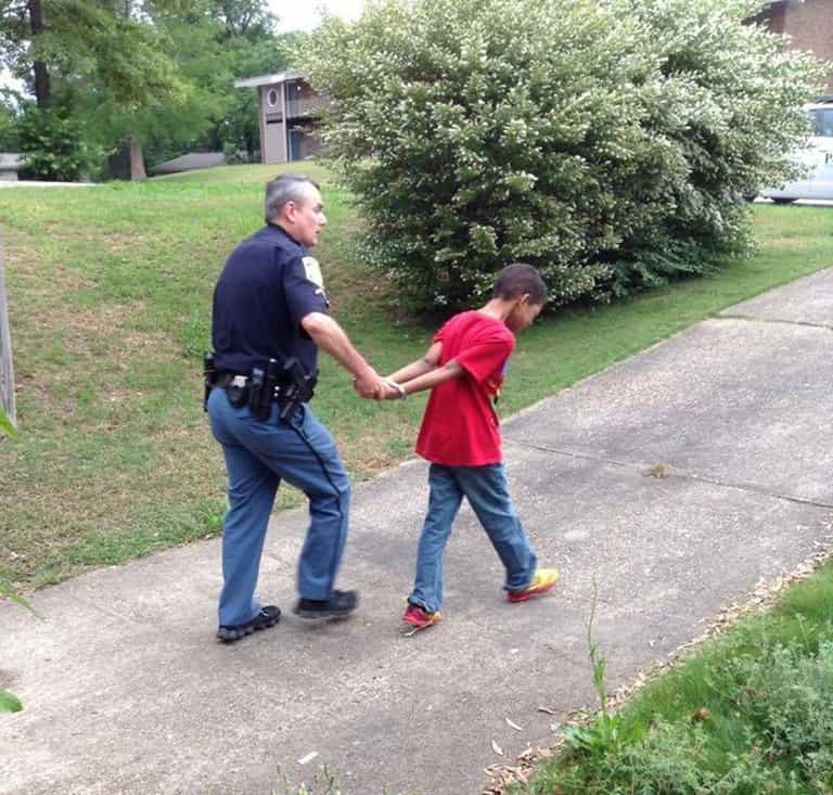 Mum punishes her 10-year-old son by asking police to fake his arrest Mum punishes her 10-year-old son by asking police to fake his arrest
