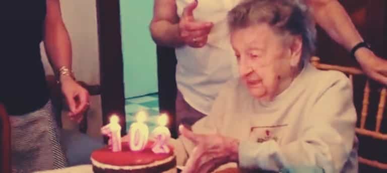 WATCH: Nana blows out birthday candles. And her teeth WATCH: Nana blows out birthday candles. And her teeth