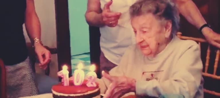 WATCH: Nana blows out birthday candles. And her teeth WATCH: Nana blows out birthday candles. And her teeth