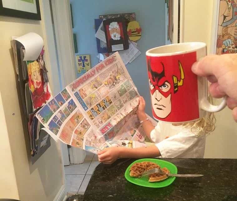 The unique way one dad makes breakfast more exciting has gone viral The unique way one dad makes breakfast more exciting has gone viral