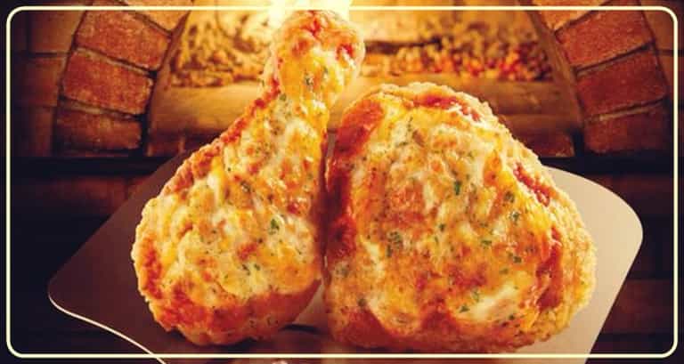 Pizza meets fried chicken in KFC’s latest invention (we totally would) Pizza meets fried chicken in KFC’s latest invention (we totally would)