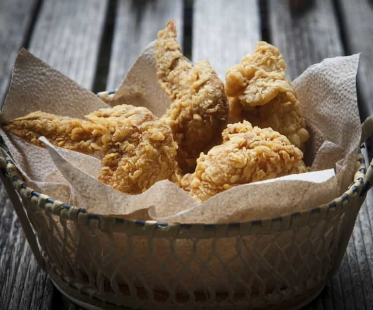 Penchant for fried chicken causes two men to grow boobs Penchant for fried chicken causes two men to grow boobs