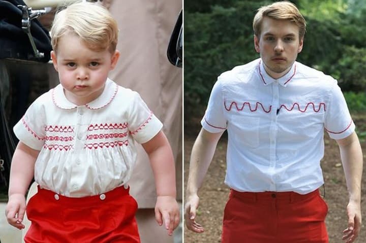 Here’s what happened when a grown man dressed like Prince George Here’s what happened when a grown man dressed like Prince George