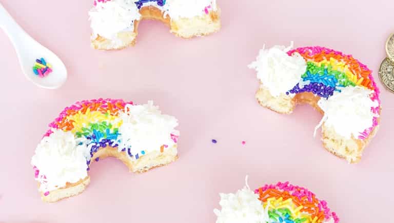These Adorable Donut Rainbows Are A Cinch To Make These Adorable Donut Rainbows Are A Cinch To Make