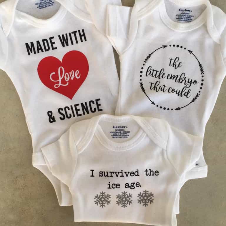 This mum designs adorable onesies just for babies born through IVF This mum designs adorable onesies just for babies born through IVF