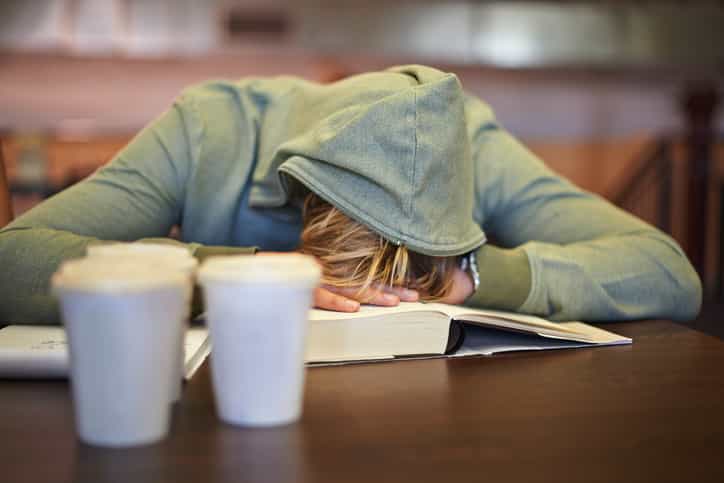 Tired teenagers are almost five times more likely to commit crimes as adults Tired teenagers are almost five times more likely to commit crimes as adults