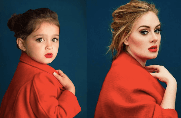Three-year-old Instagrammer perfectly imitates photos of inspiring women Three-year-old Instagrammer perfectly imitates photos of inspiring women