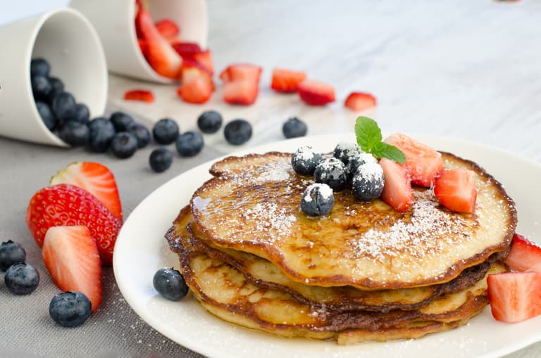 These (healthy) pancakes will be your new weekend morning favourite These (healthy) pancakes will be your new weekend morning favourite