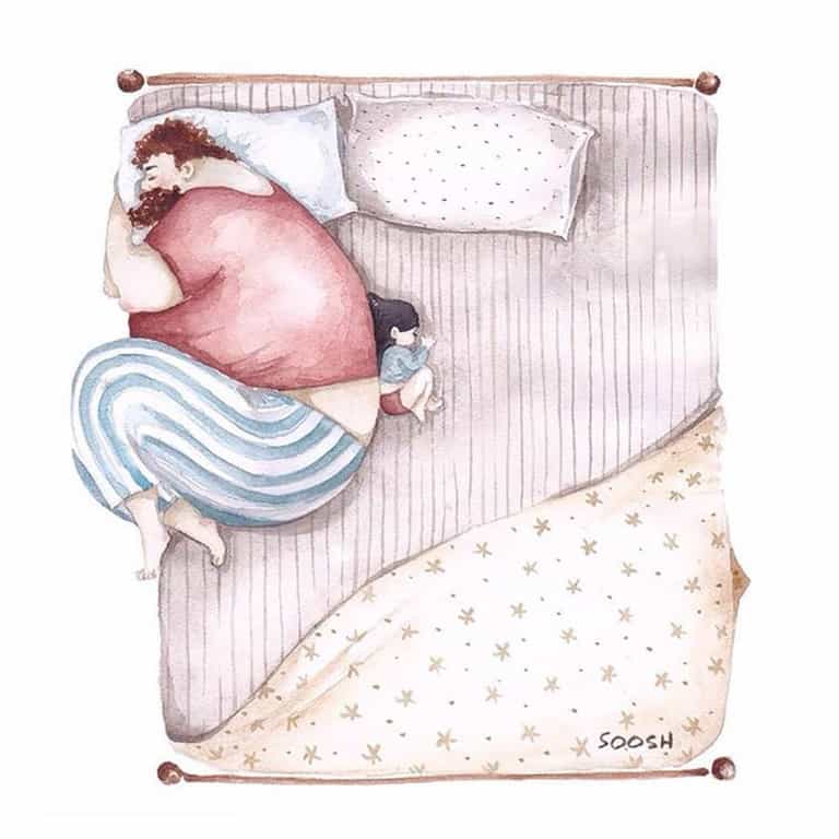 These stunning father-daughter illustrations are stealing our hearts These stunning father-daughter illustrations are stealing our hearts