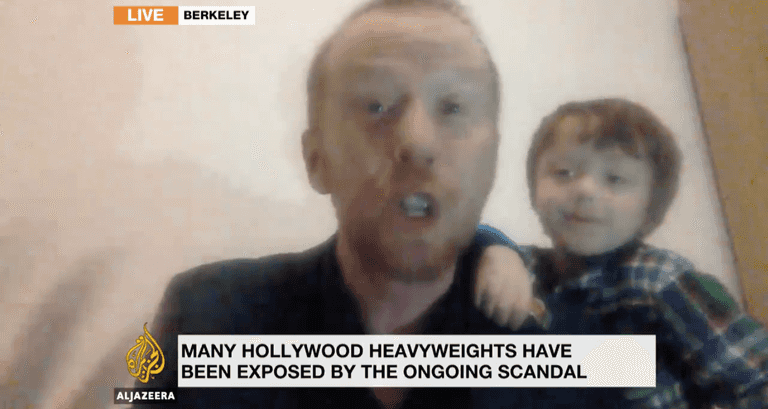 Toddler crashes dad’s TV interview on live TV, weighs in on the conversation Toddler crashes dad’s TV interview on live TV, weighs in on the conversation