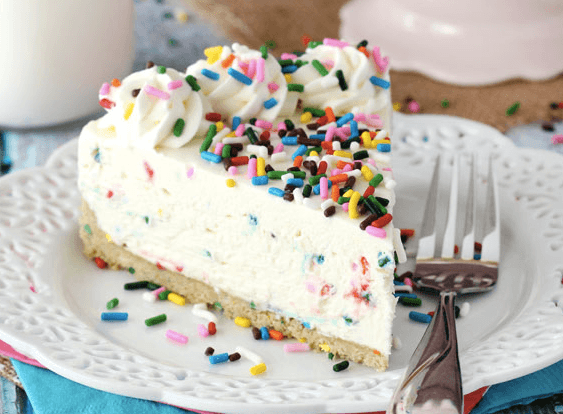 The no-bake funfetti cheesecake that will be your birthday party saviour The no-bake funfetti cheesecake that will be your birthday party saviour