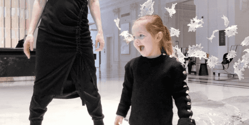 Coco Rocha walked down the runway last night with her two-year-old Coco Rocha walked down the runway last night with her two-year-old
