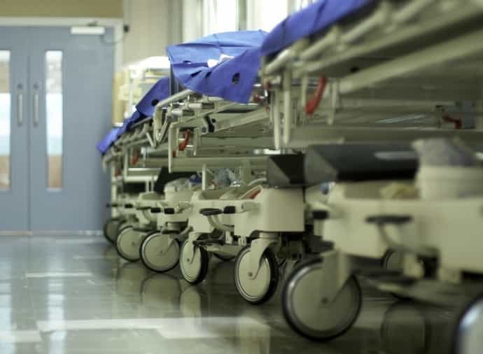 Hospital trolley figures hit new record high with 714 waiting for a bed today Hospital trolley figures hit new record high with 714 waiting for a bed today