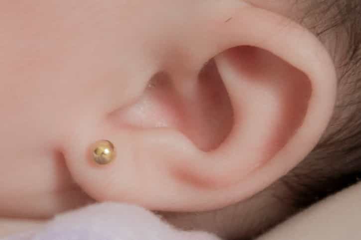 Mother shares ear piercing story to warn other parents to be wary Mother shares ear piercing story to warn other parents to be wary