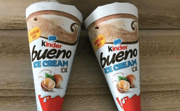 Kinder Bueno ice cream cones are now a thing and they look amazing Kinder Bueno ice cream cones are now a thing and they look amazing