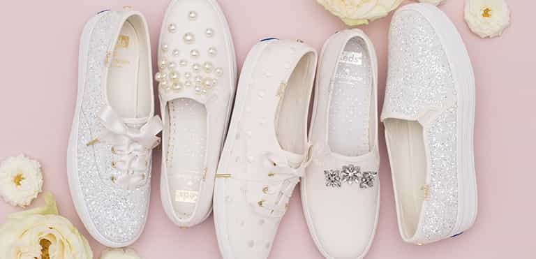 The Keds x Kate Spade wedding collection are the bridal shoes of dreams The Keds x Kate Spade wedding collection are the bridal shoes of dreams