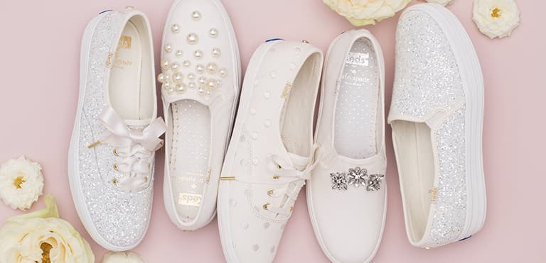 The Keds x Kate Spade wedding collection are the bridal shoes of dreams The Keds x Kate Spade wedding collection are the bridal shoes of dreams