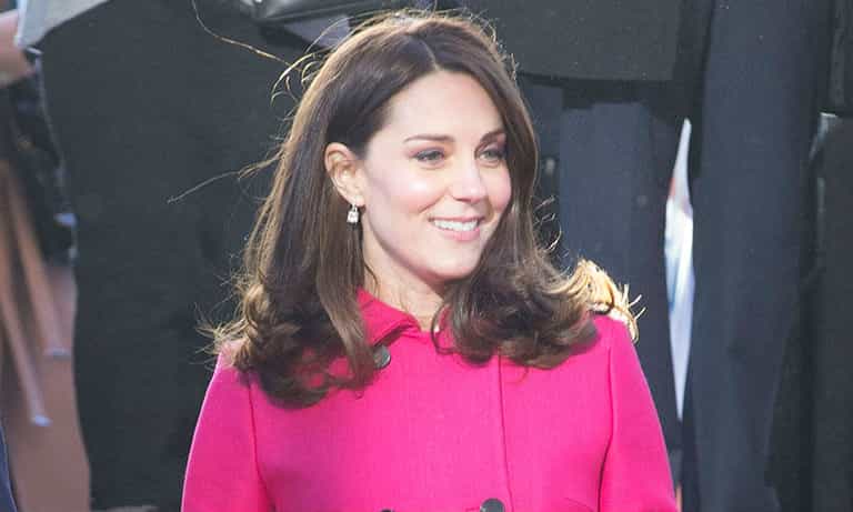 Kate Middleton wore a gorgeous dress while out in the snow in London Kate Middleton wore a gorgeous dress while out in the snow in London