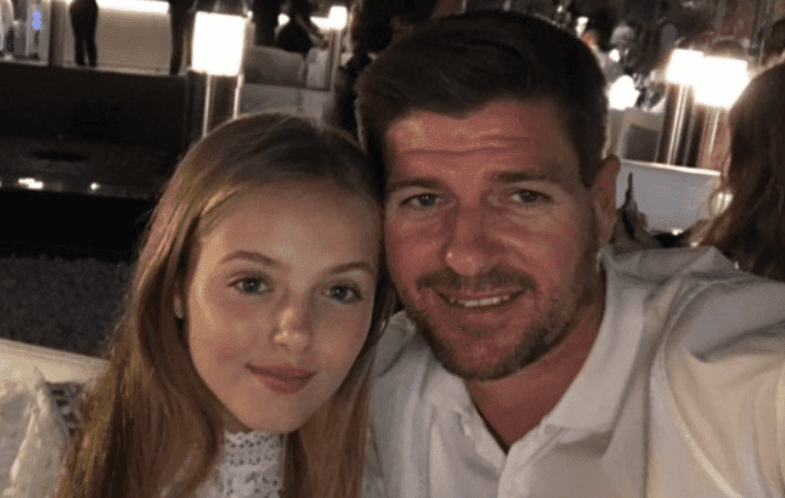Steven Gerrard criticised after daughter sells hoodies online encouraging diets Steven Gerrard criticised after daughter sells hoodies online encouraging diets