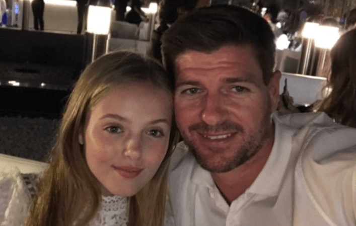 Steven Gerrard criticised after daughter sells hoodies online encouraging diets Steven Gerrard criticised after daughter sells hoodies online encouraging diets