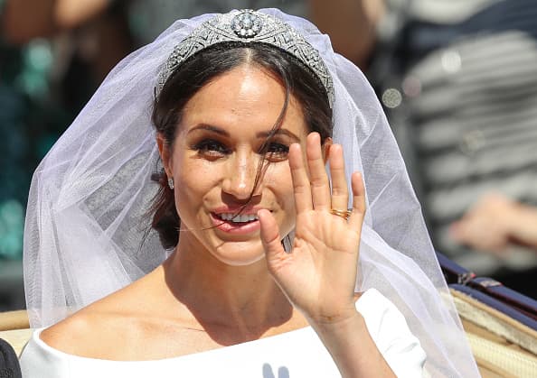 The €10 beauty product Meghan wore on her wedding day The €10 beauty product Meghan wore on her wedding day