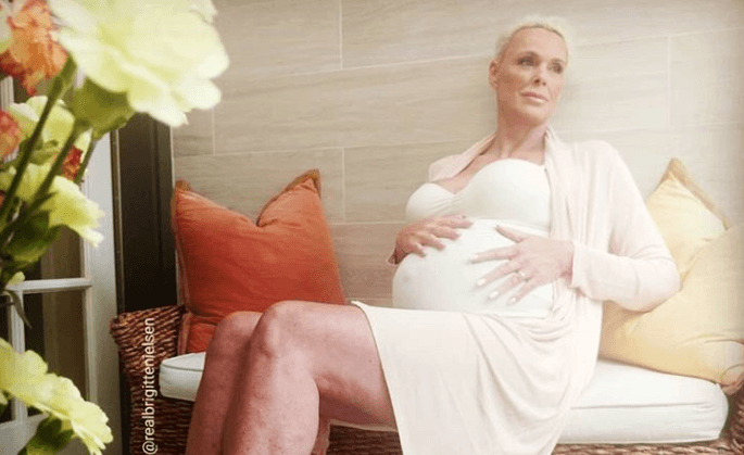 Actress Brigitte Nielsen has opened up about having a baby at age 54 Actress Brigitte Nielsen has opened up about having a baby at age 54